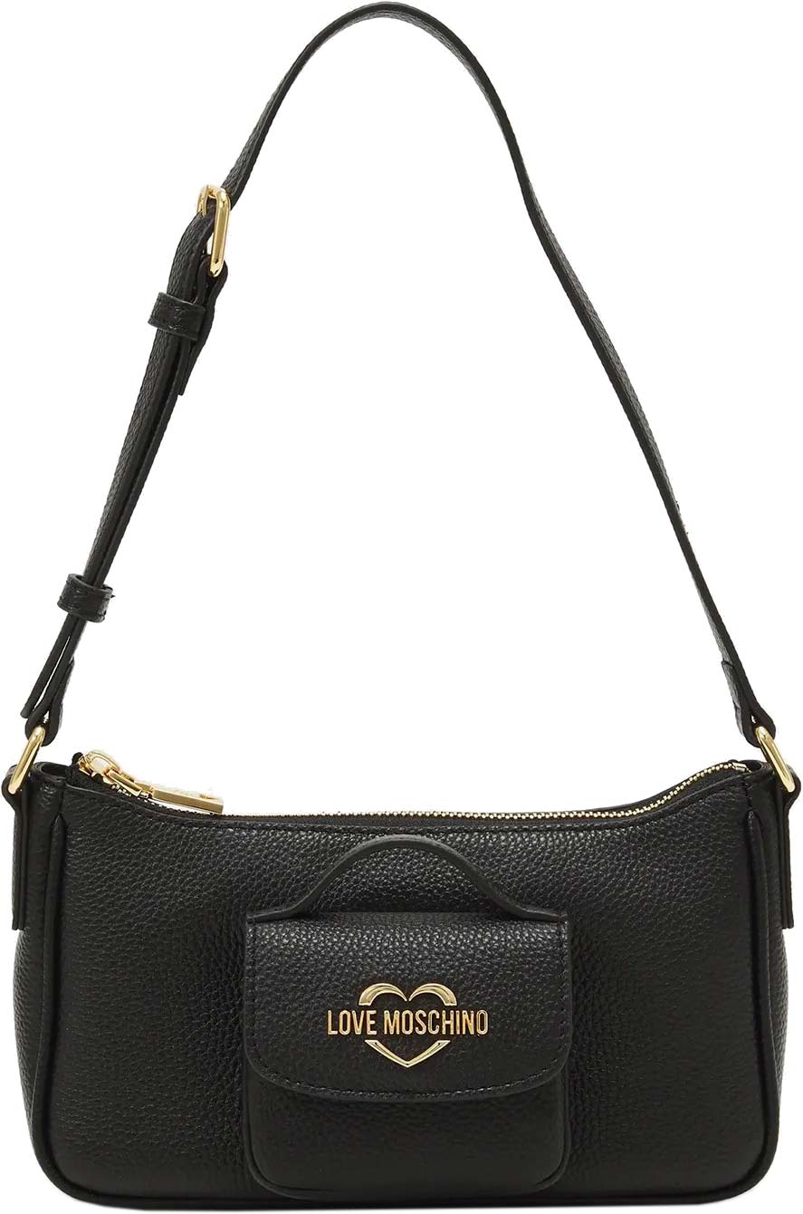 Женская кожаная сумка LOVE MOSCHINO JC4106PP1LL1100A-BLACK