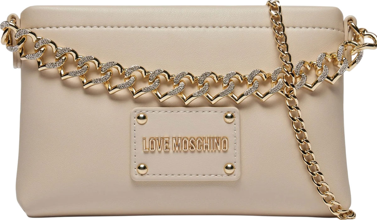 Женская сумка LOVE MOSCHINO JC4122PP1ILN111A-IVORY-GOLD