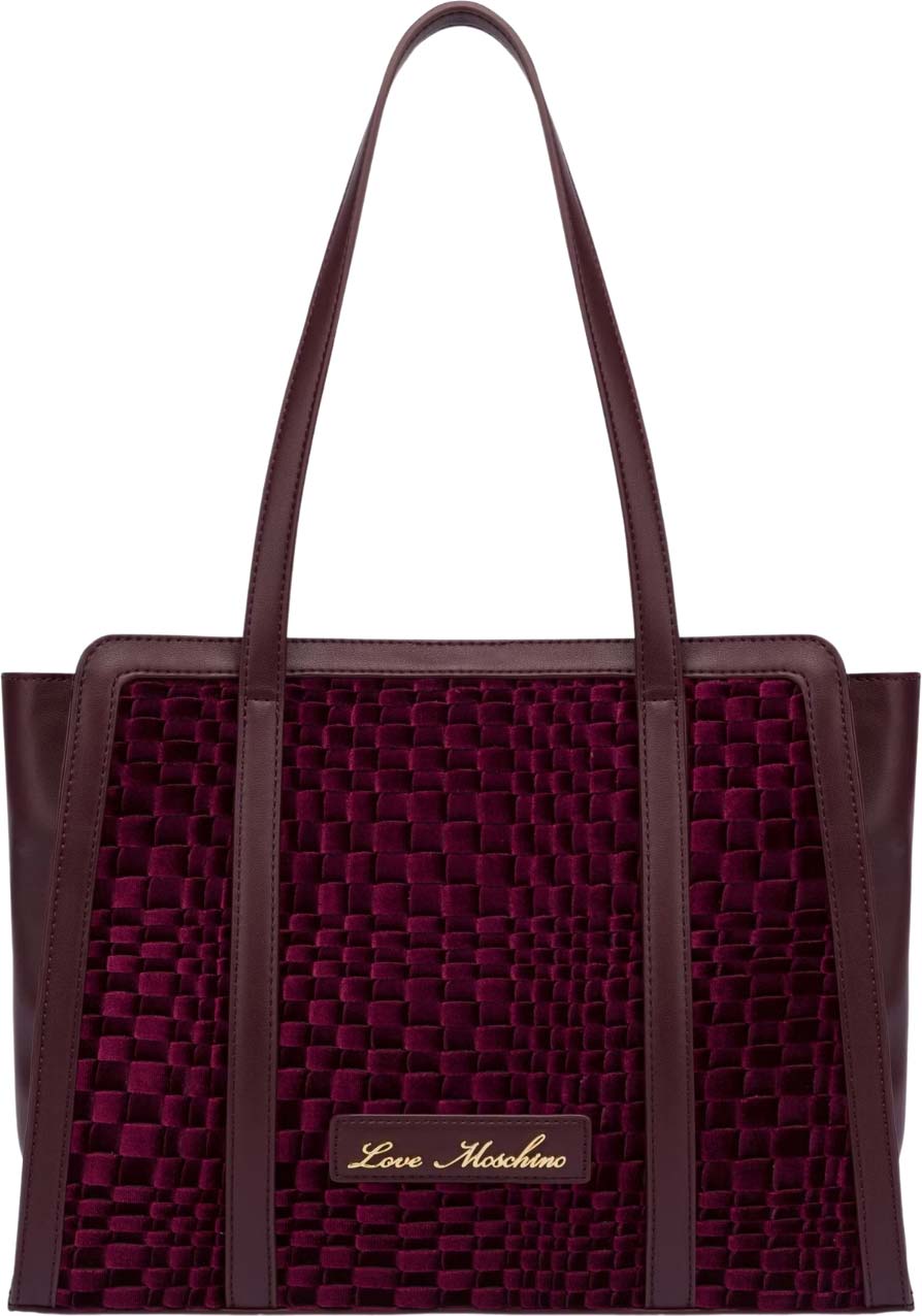 Женская сумка LOVE MOSCHINO JC4130PP1LLK155A-WINE-IVORY
