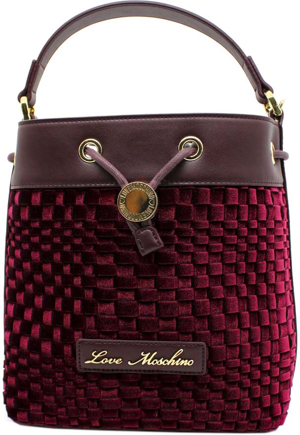 Женская сумка LOVE MOSCHINO JC4132PP1LLK155A-WINE-IVORY