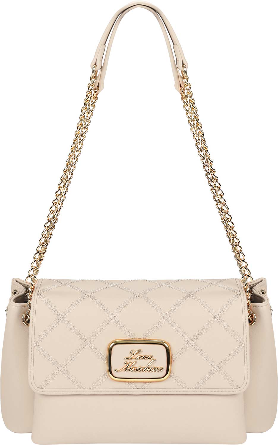 Женская сумка LOVE MOSCHINO JC4306PP0LKK111A-IVORY-GOLD