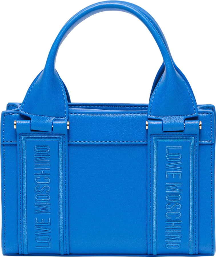 Женская сумка LOVE MOSCHINO JC4340PP0IKG171A-RAFFIA-PU-ZAFFIRO