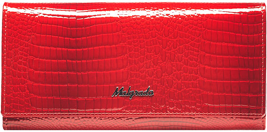 Женский кожаный кошелек Malgrado 72076-44-Red