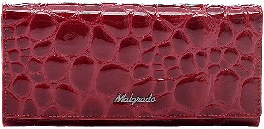 Женский кожаный кошелек Malgrado 72076B-38402D-Red