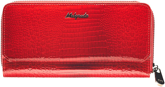 Женский кожаный кошелек Malgrado 73001-44-Red
