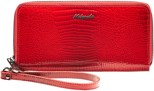 Женский кожаный кошелек Malgrado 73007-44-Red