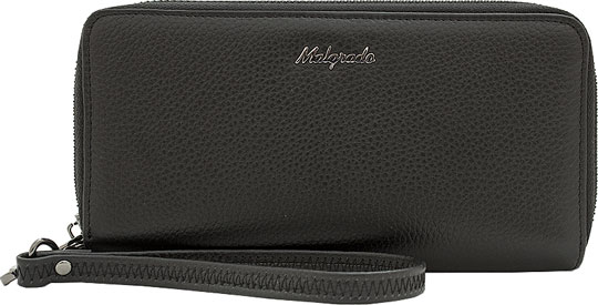 Мужской кожаный кошелек Malgrado 73007-5001D-Black