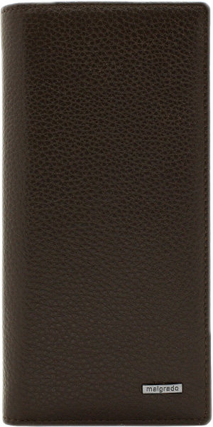 Мужской кожаный бумажник Malgrado 73401-5002D-Brown