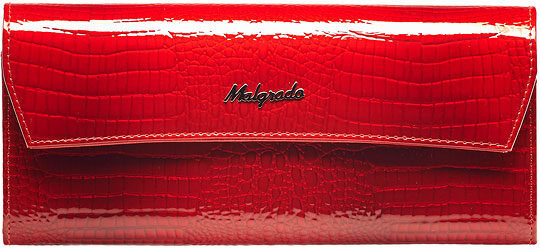 Женский кожаный кошелек Malgrado 75504-44-Red