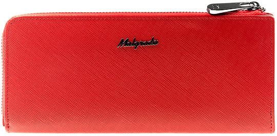 Женский кожаный кошелек Malgrado 76002-13801D-Red