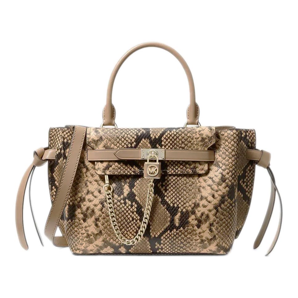 Женская кожаная сумка Michael Kors 30H1L9HS1E-CAMEL