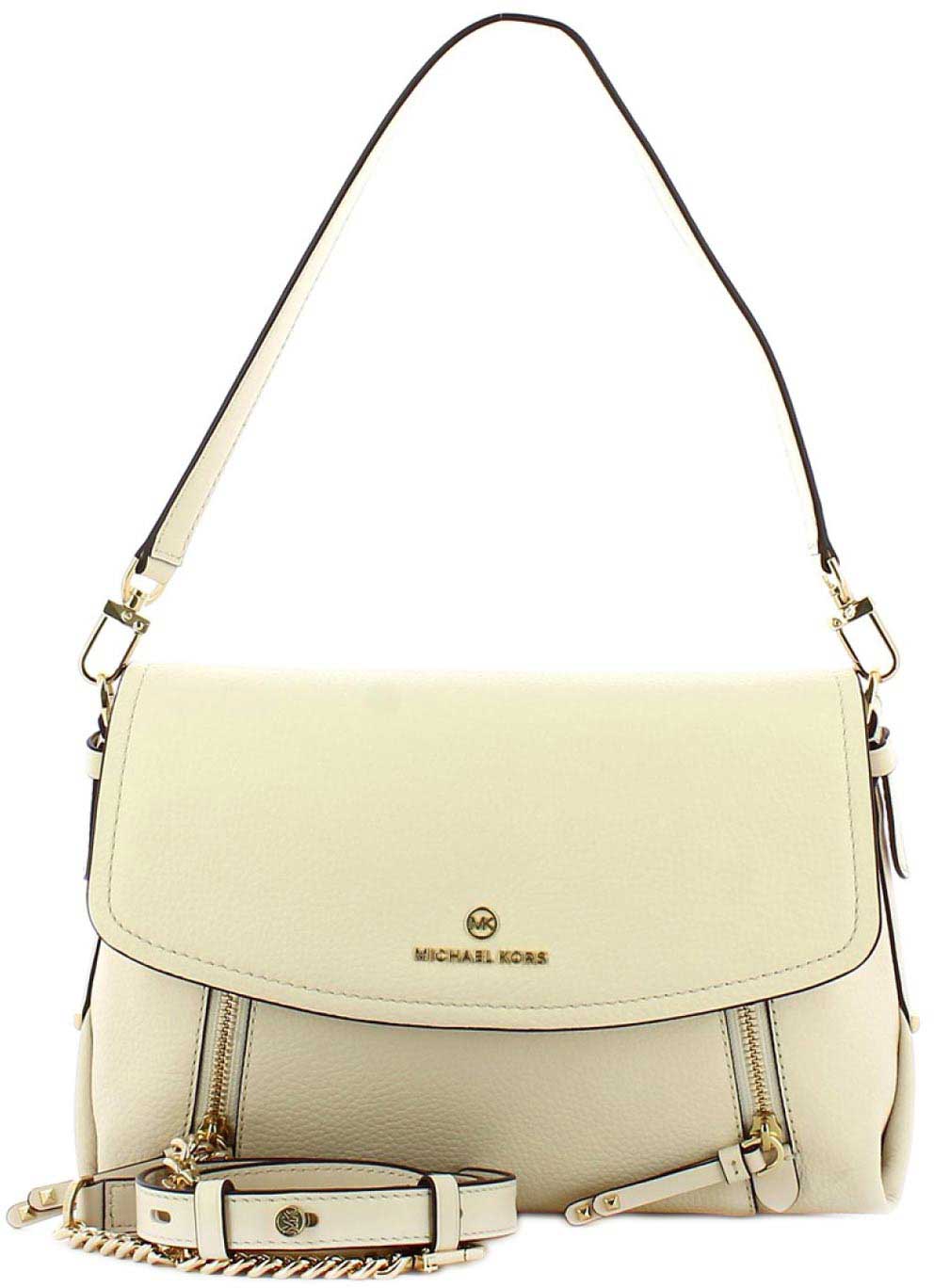 Женская кожаная сумка Michael Kors 30H1LBNL6L-LT-CREAM-ucenka