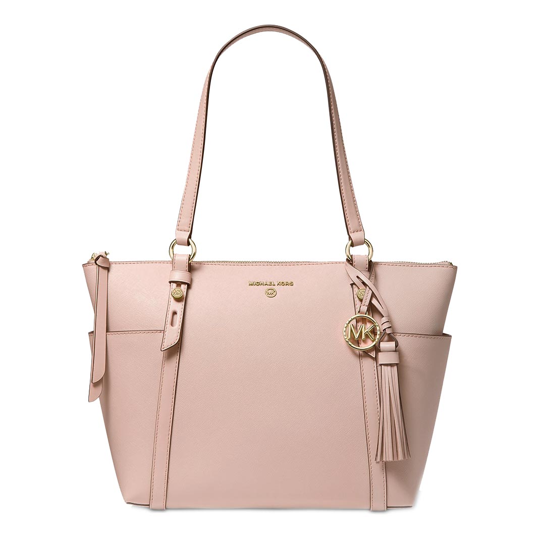 Женская кожаная сумка Michael Kors 30T0GNXT2L-SOFT-PINK
