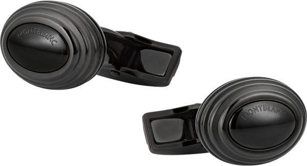 Стальные запонки Montblanc MB112929