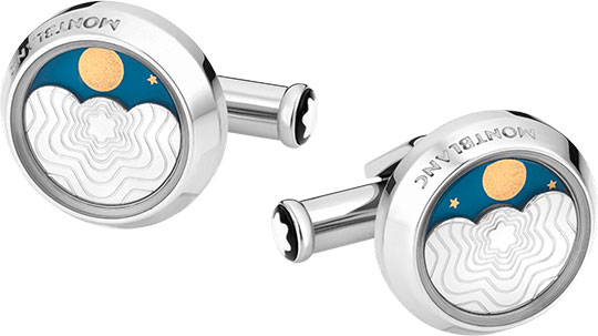 Стальные запонки Montblanc MB116667