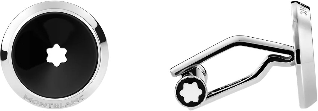 Стальные запонки Montblanc MB118607