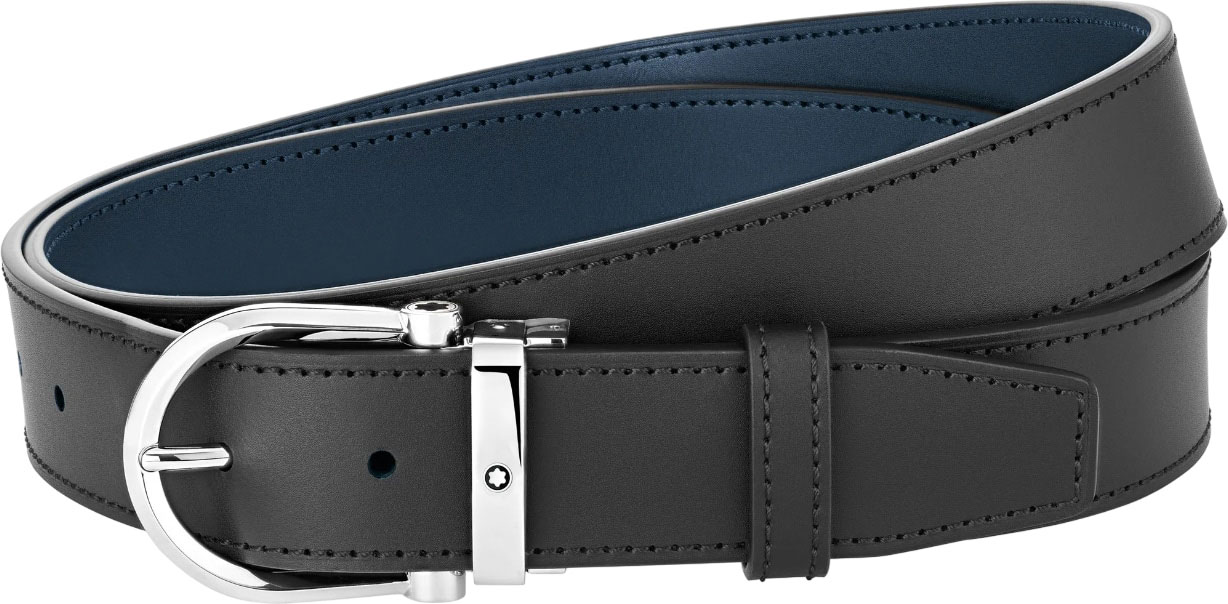 Мужской кожаный ремень Montblanc MB128784