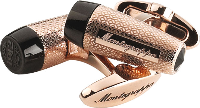 Стальные запонки Montegrappa IDFOCLRC