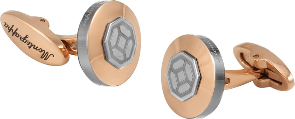 Стальные запонки Montegrappa IDISCLRL