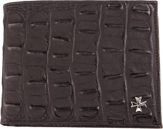 Мужской кожаный бумажник Narvin 9675-n-bambino-black
