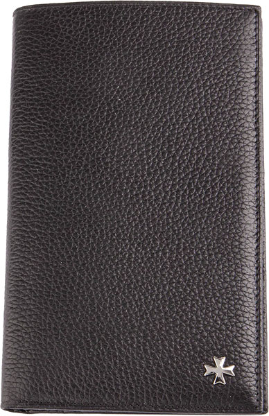 Мужское кожаное портмоне Narvin 9682-n-polo-black