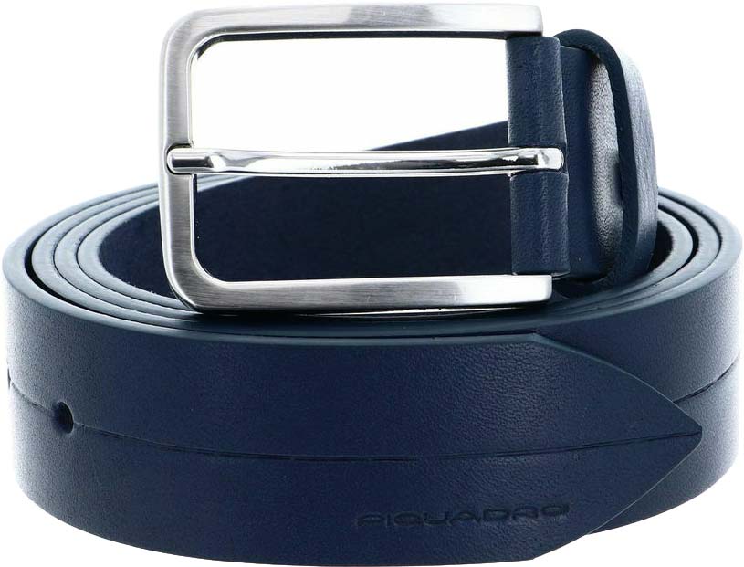 Мужской кожаный ремень Piquadro CU5462B3/BLU4