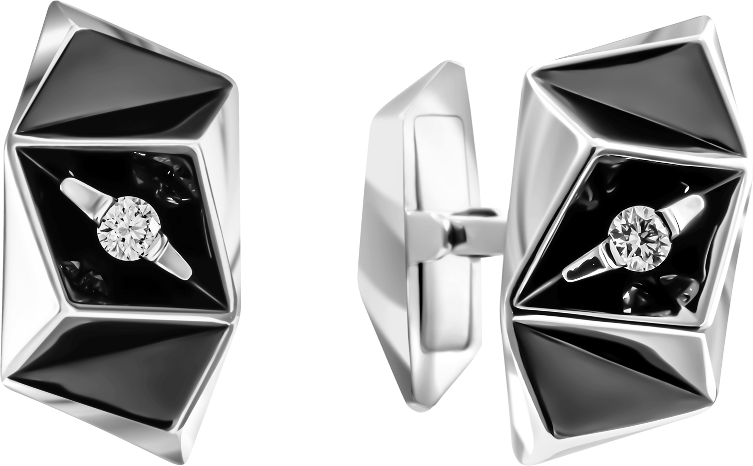 Золотые запонки Ringo ZZP-5011-W
