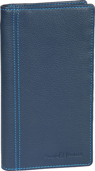 Мужской кожаный бумажник Sergio Belotti 1462-indigo-jeans