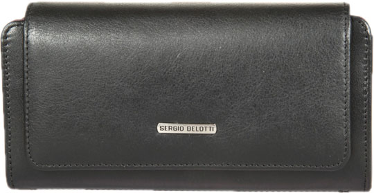 Мужское кожаное портмоне Sergio Belotti 3513-BALI-black-bordeaux