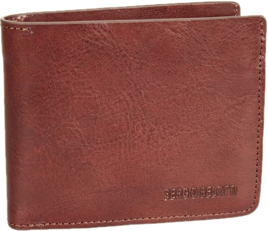 Мужское кожаное портмоне Sergio Belotti 3540-IRIDO-brown