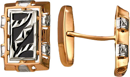 Золотые запонки Специальное предложение 59-0009