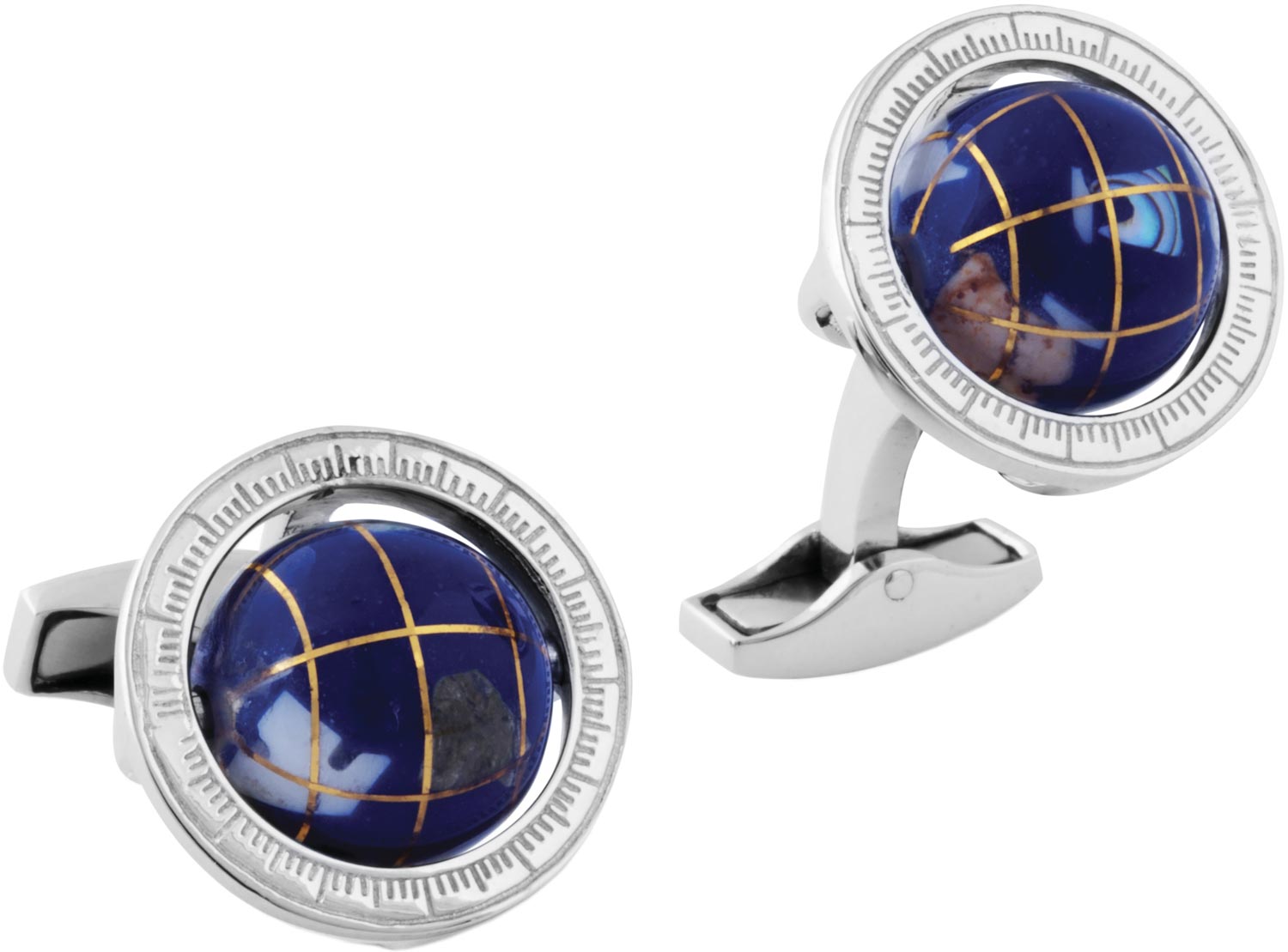 Серебряные запонки Tateossian BTS8300