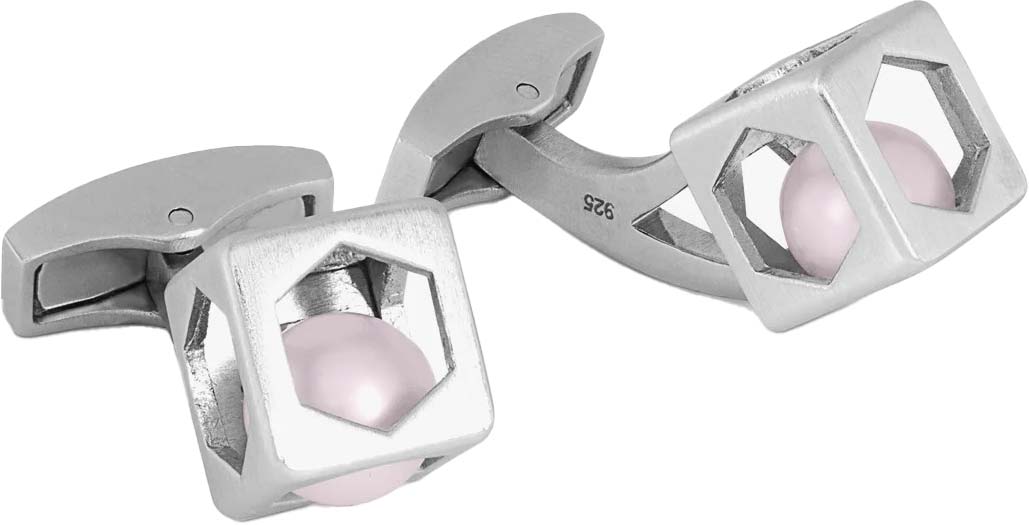 Серебряные запонки Tateossian CF0293