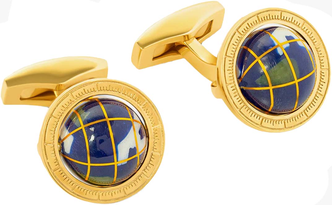 Серебряные запонки Tateossian CF1302