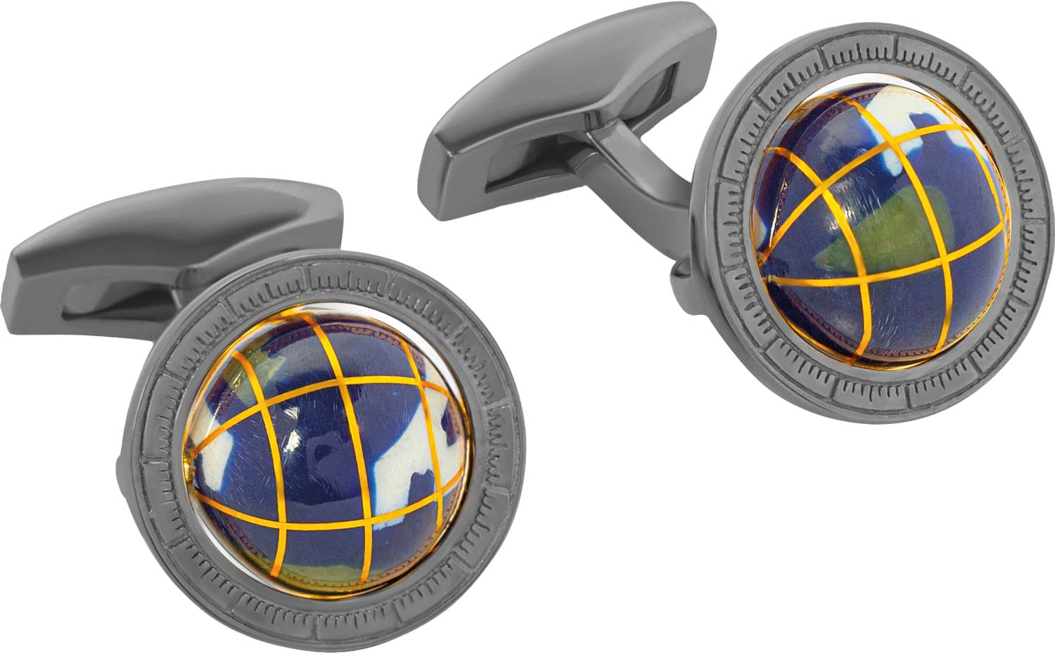 Стальные запонки Tateossian CL6072