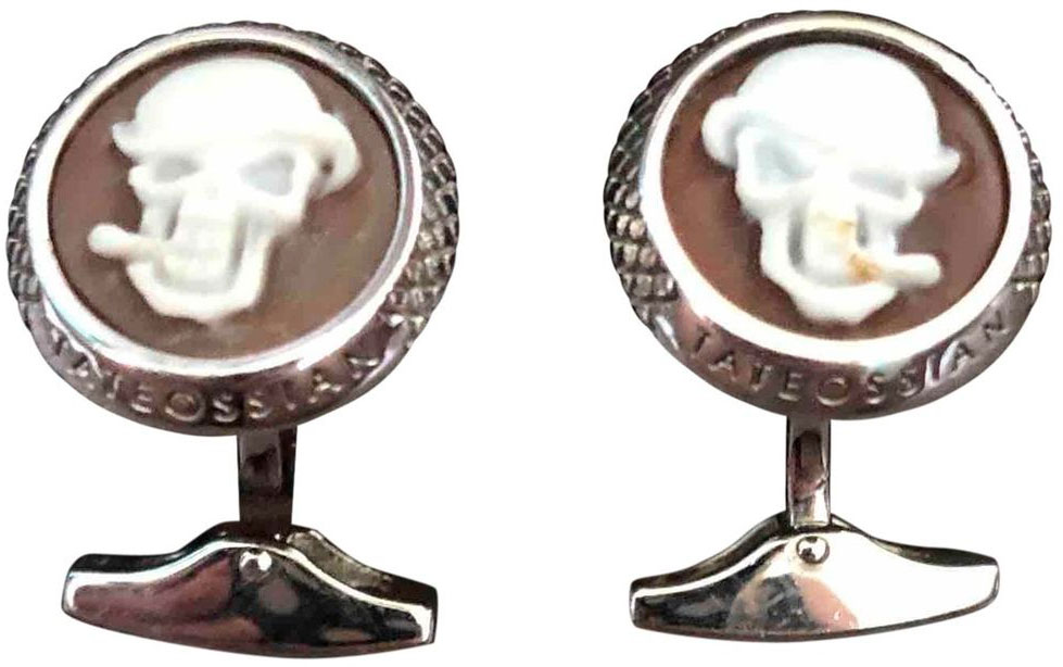 Серебряные запонки Tateossian CL6347