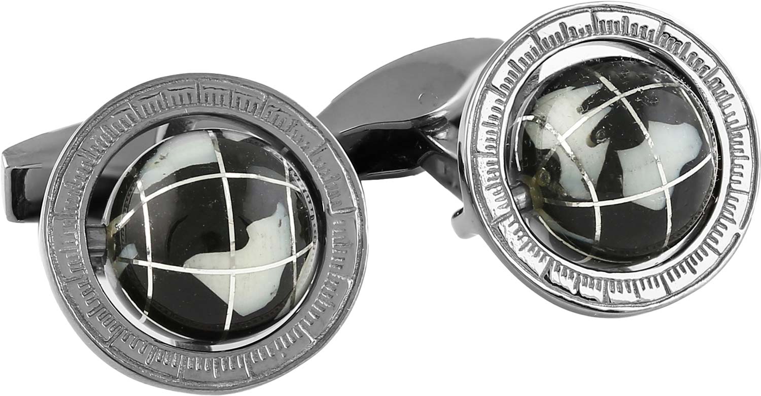 Серебряные запонки Tateossian CL7668