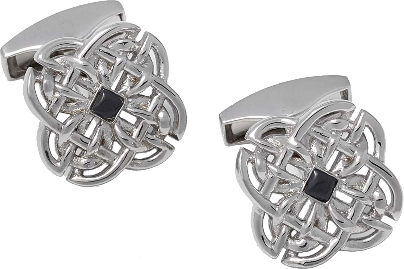 Серебряные запонки Tateossian CL7738