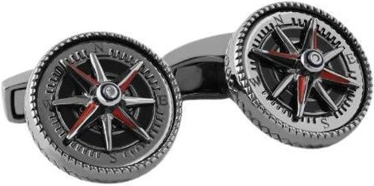 Серебряные запонки Tateossian CL9418