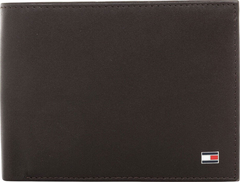 Мужской кожаный кошелек Tommy Hilfiger AM0AM00652-BROWN