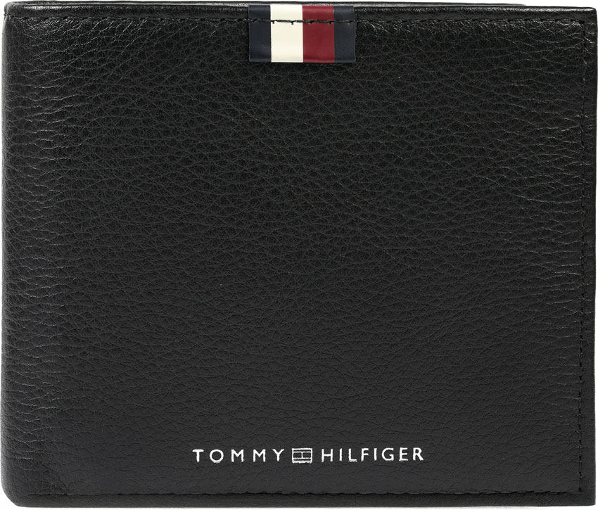 Мужской кожаный кошелек Tommy Hilfiger AM0AM13340-BLACK