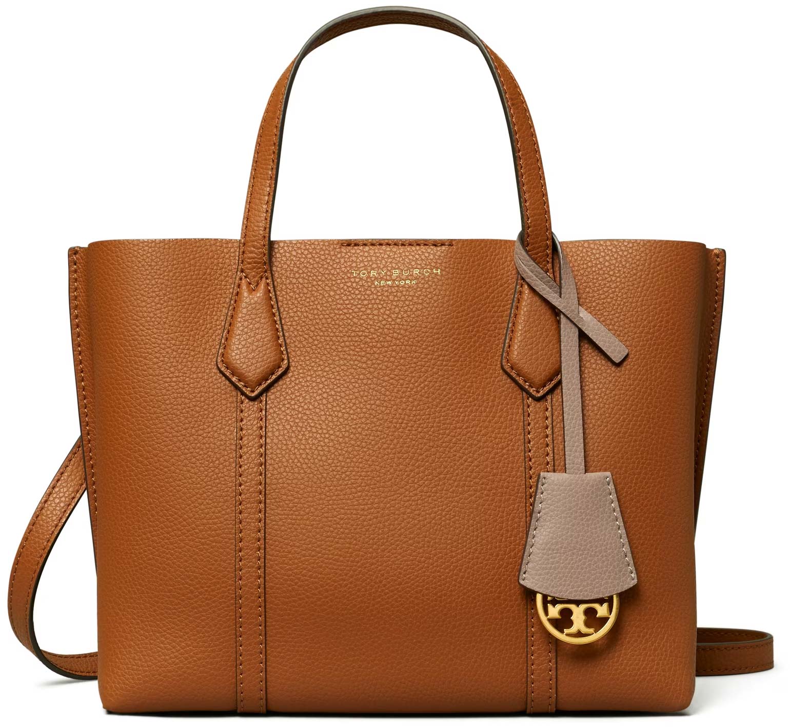 Женская кожаная сумка TORY BURCH 81928-905-UMBER