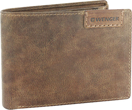 Мужское кожаное портмоне Wenger W11-16BROWN