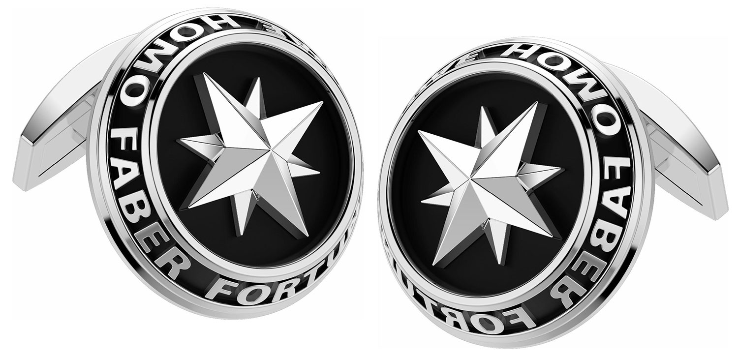 Серебряные запонки Zancan EXG042L