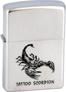 Бензиновая зажигалка Zippo Z_205-Tattoo-Scorpion