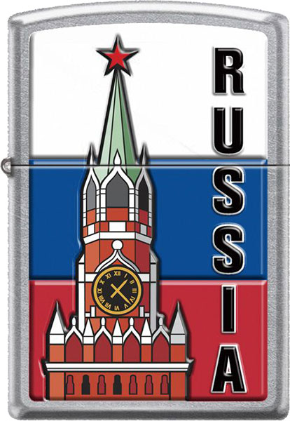 Бензиновая зажигалка Zippo Z_207-Kremlin-Flag-Russia
