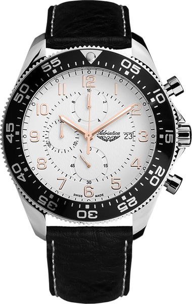 Фото «Швейцарские наручные часы Adriatica A1147.R223CH с хронографом»