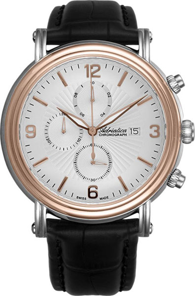 Фото «Швейцарские наручные часы Adriatica A1194.R253CH с хронографом»