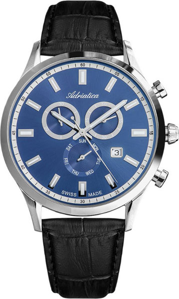 Швейцарские наручные часы Adriatica A8150.5215CH с хронографом