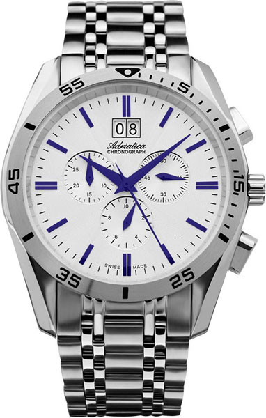 Швейцарские наручные часы Adriatica A8202.51B3CH с хронографом